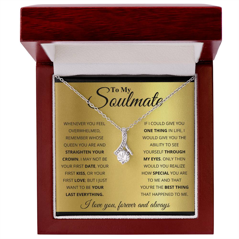 To My Soulmate – Soulmate Necklace | Alluring Beauty Necklace Gift