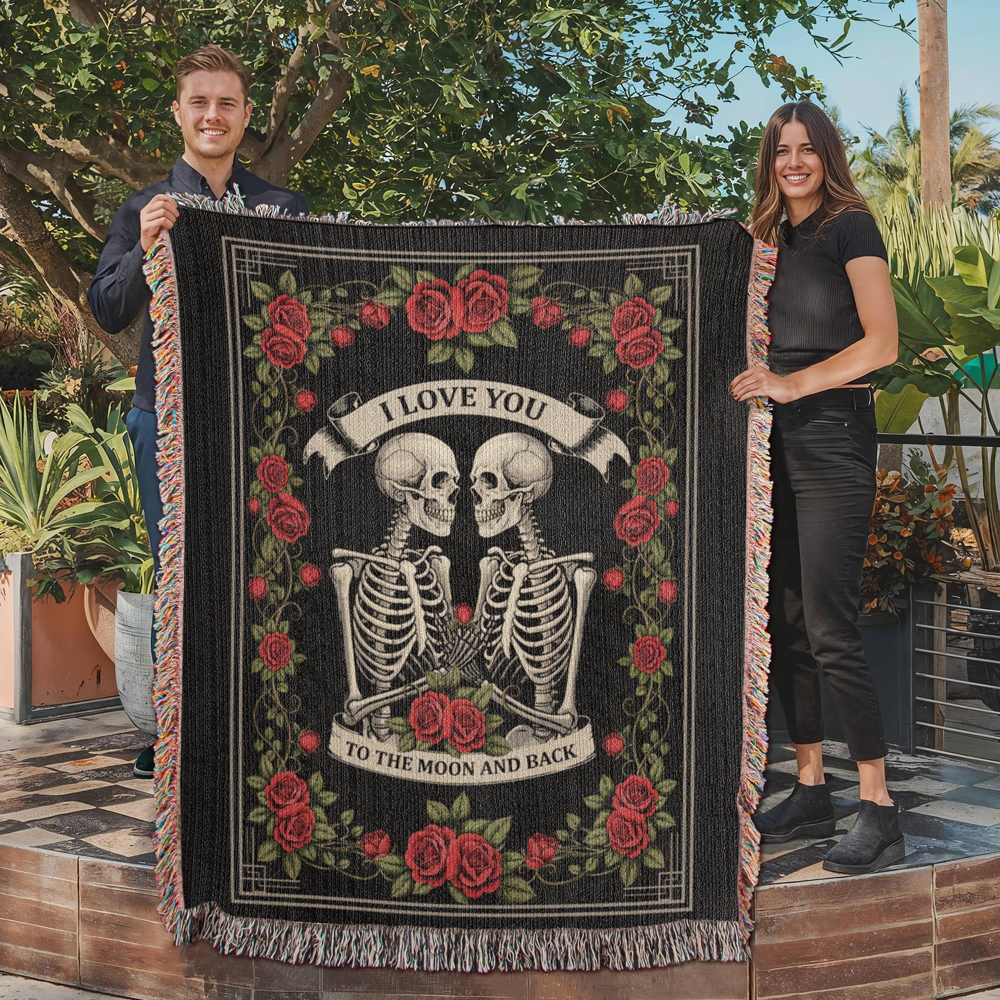 Till Death Do Us Part Blanket – Couple Throw Blanket Heirloom