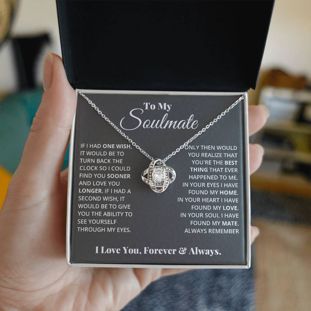  Soulmate Love Knot Necklace 