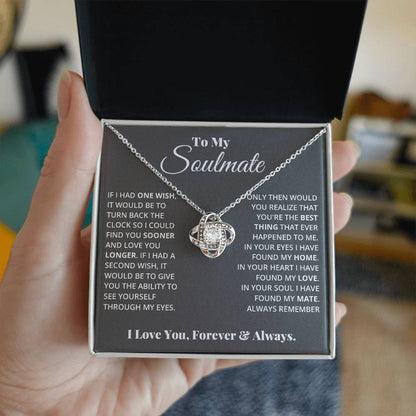  Soulmate Love Knot Necklace 
