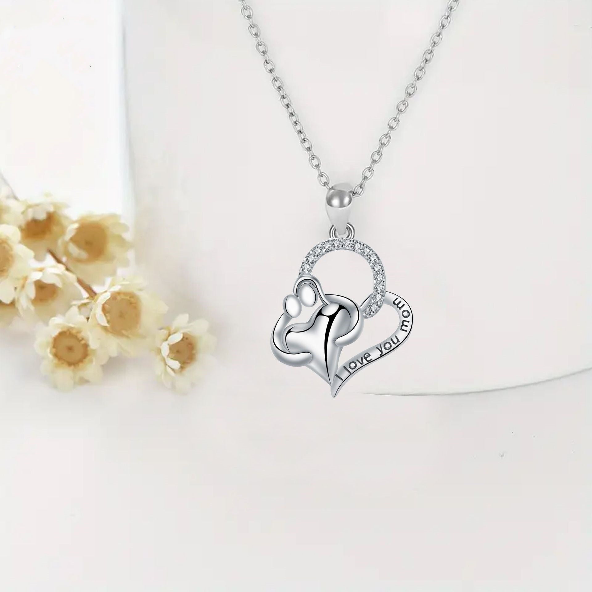Mother and Child Necklace 