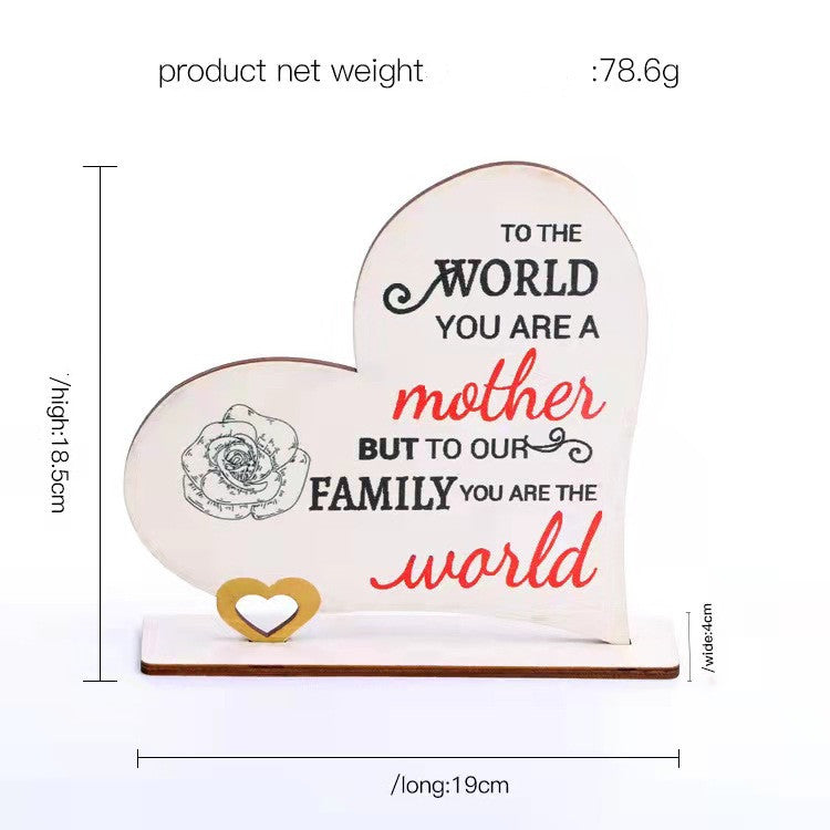 Mother’s Day Wooden Ornament – Gift for Mom