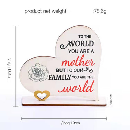 Mother’s Day Wooden Ornament – Gift for Mom