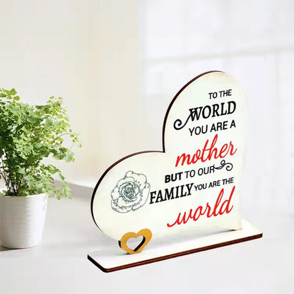 Mother’s Day wooden ornament