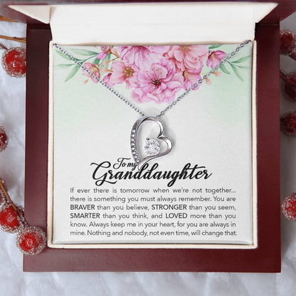 Granddaughter Necklace – Brave Forever Love Necklace Gift
