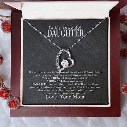 Daughter Love Necklace – My Beautiful Daughter Forever Love Necklace
