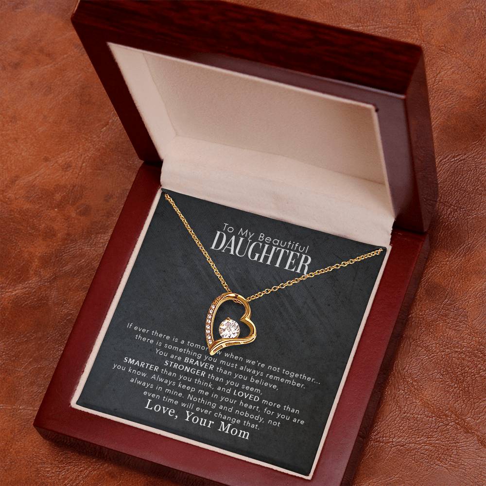 Daughter Love Necklace – My Beautiful Daughter Forever Love Necklace