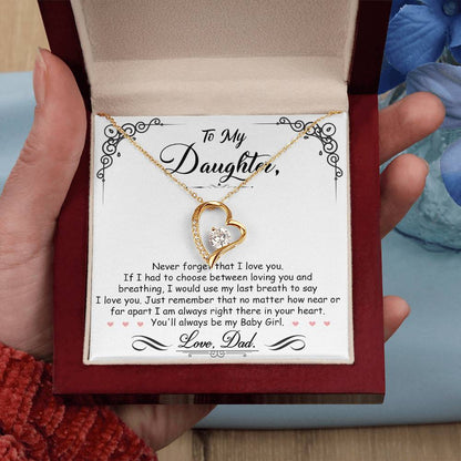 Baby Girl Necklace – My Baby Girl Forever Love Necklace