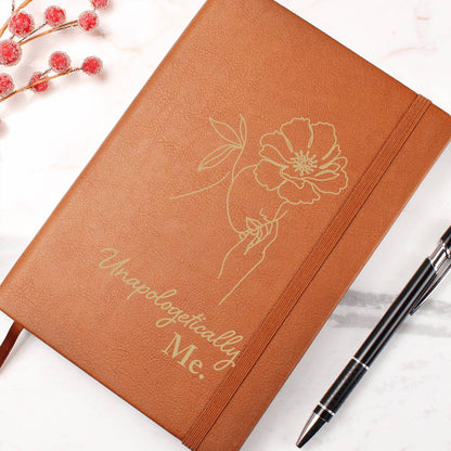 Leather Journal – Unapologetically Me Personalized Leather Notebook