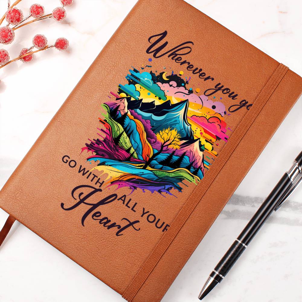Leather Journal – Inspirational Vegan Notebook