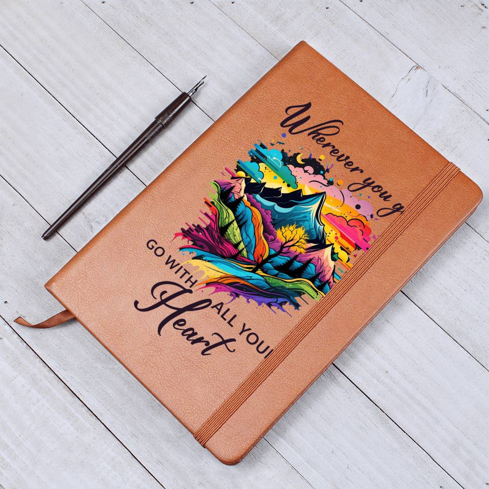 Leather Journal – Inspirational Vegan Notebook