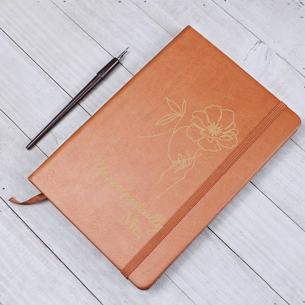 Leather Journal – Unapologetically Me Personalized Leather Notebook