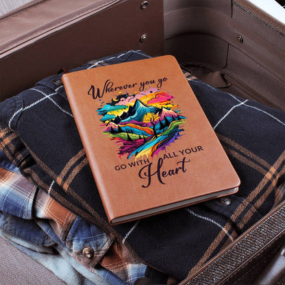 Leather Journal – Inspirational Vegan Notebook