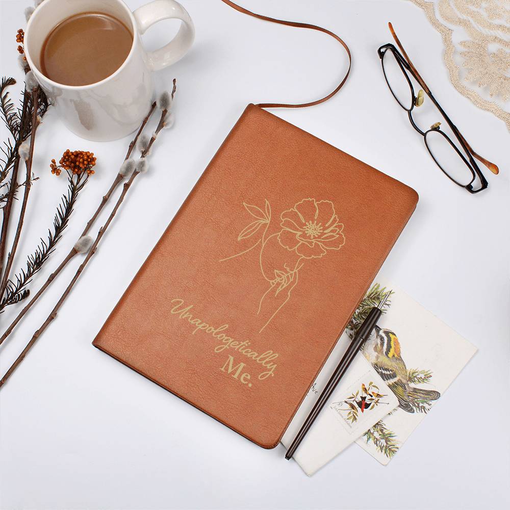 Leather Journal – Unapologetically Me Personalized Leather Notebook