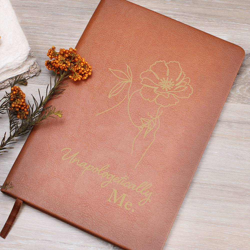 Leather Journal – Unapologetically Me Personalized Leather Notebook