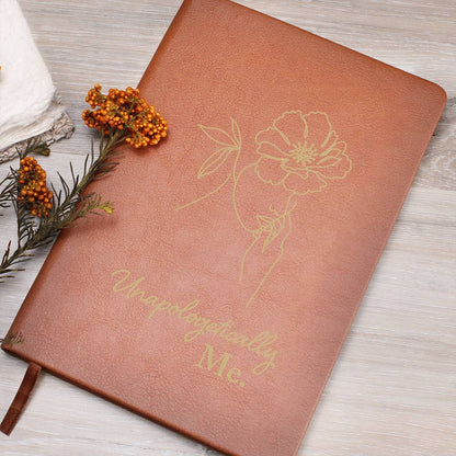 Leather Journal – Unapologetically Me Personalized Leather Notebook