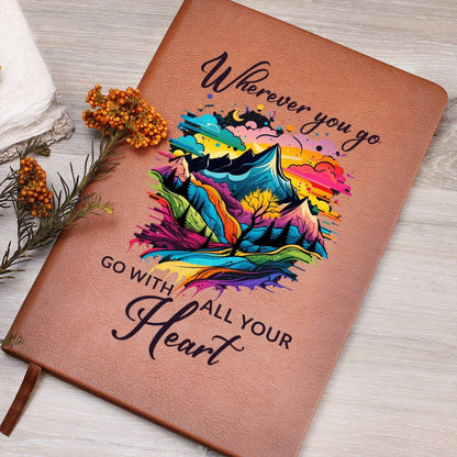 Leather Journal – Inspirational Vegan Notebook