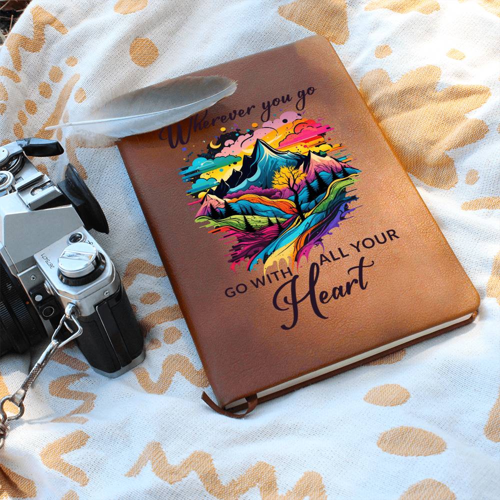 Leather Journal – Inspirational Vegan Notebook