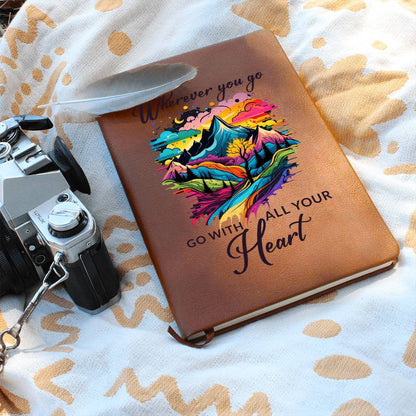 Leather Journal – Inspirational Vegan Notebook