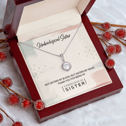 Unbiological Sister – Sister Necklace | Eternal Hope Necklace Gift