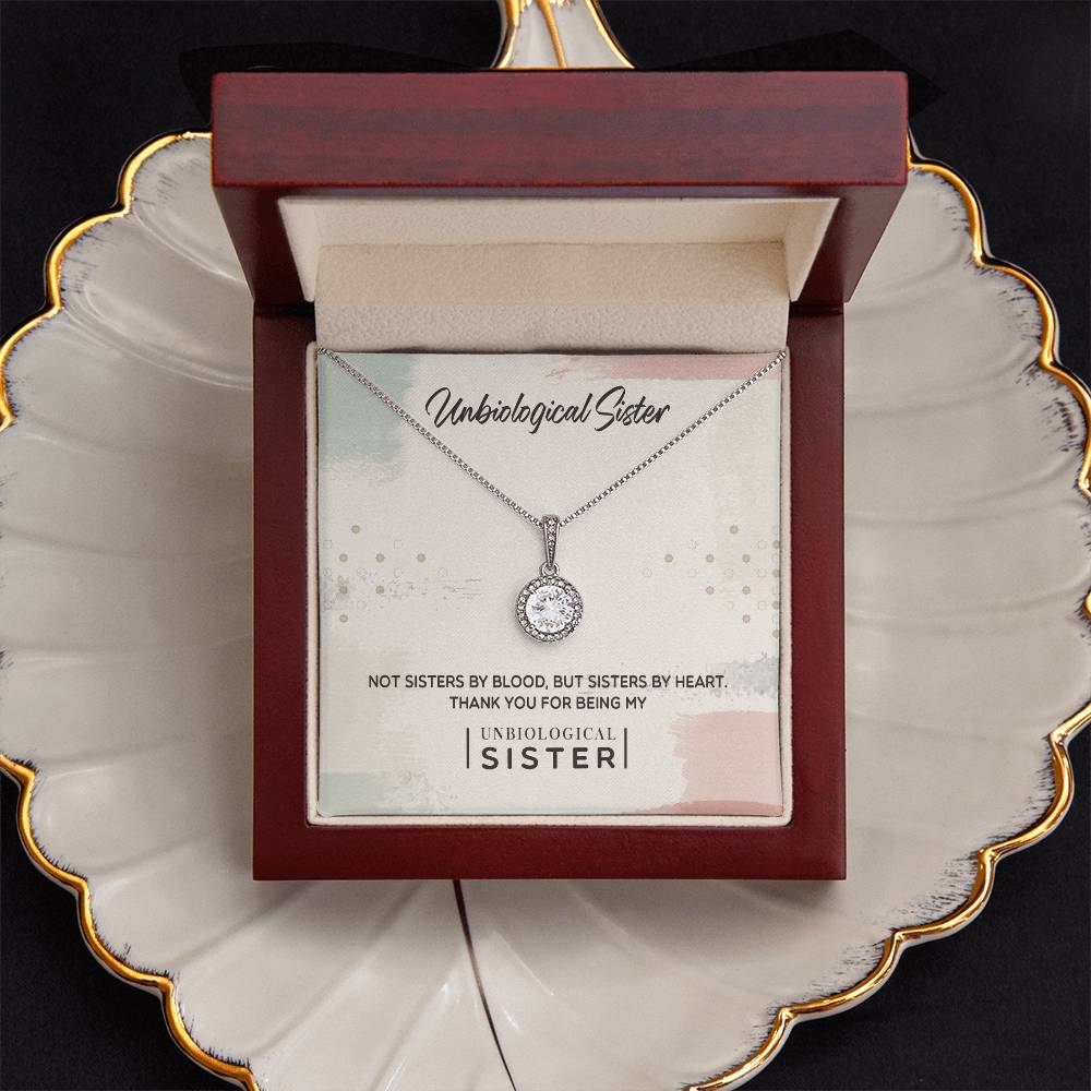 Unbiological Sister – Sister Necklace | Eternal Hope Necklace Gift