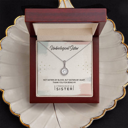 Unbiological Sister – Sister Necklace | Eternal Hope Necklace Gift