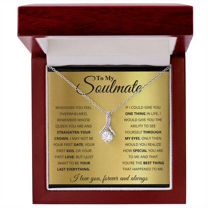 To My Soulmate – Soulmate Necklace | Alluring Beauty Necklace Gift