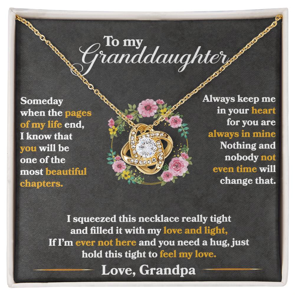 Keep Me In Your Heart Love Knot Necklace – Romantic Gift