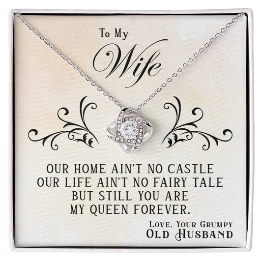 My Queen Forever – Queen Necklace | Love Knot Necklace Gift