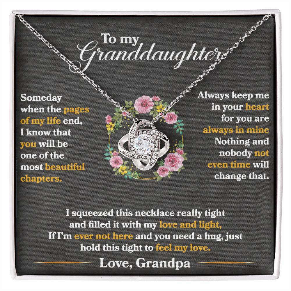Keep Me In Your Heart Love Knot Necklace – Romantic Gift