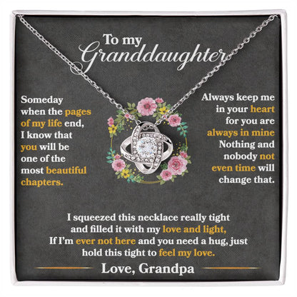 Keep Me In Your Heart Love Knot Necklace – Romantic Gift