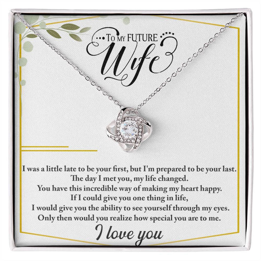 Future Wife – Future Wife Necklace | Love Knot Necklace Gift