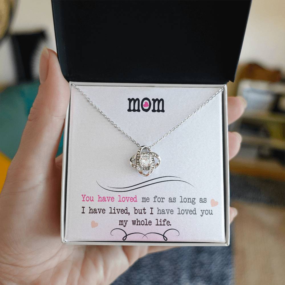 My Whole Life – Love Knot Necklace | Romantic Necklace Gift