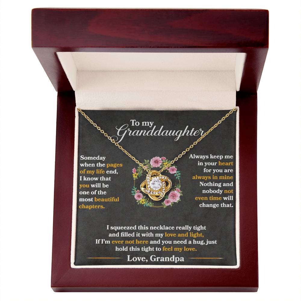 Keep Me In Your Heart Love Knot Necklace – Romantic Gift
