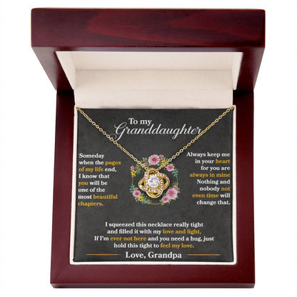 Keep Me In Your Heart Love Knot Necklace – Romantic Gift