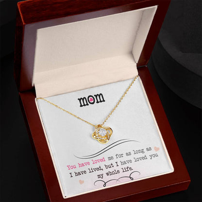 My Whole Life – Love Knot Necklace | Romantic Necklace Gift