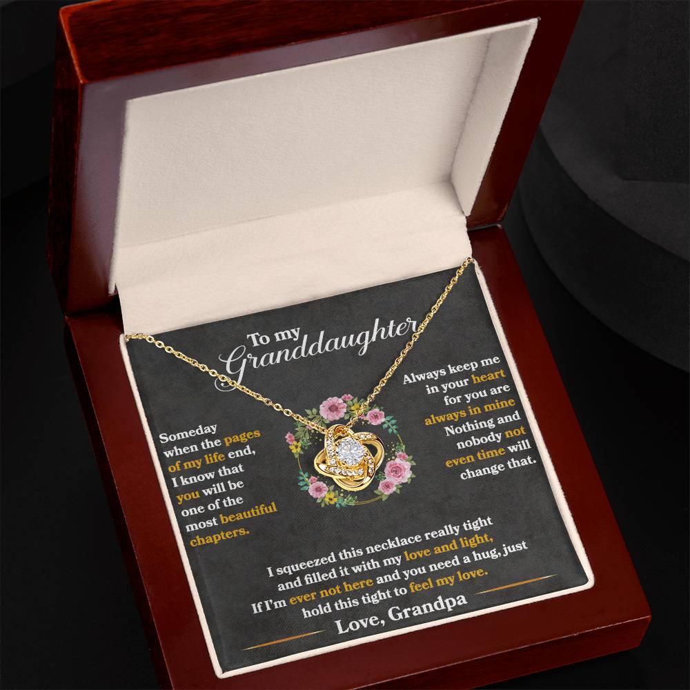 Keep Me In Your Heart Love Knot Necklace – Romantic Gift