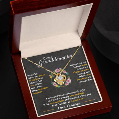 Keep Me In Your Heart Love Knot Necklace – Romantic Gift