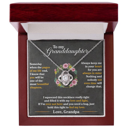 Keep Me In Your Heart Love Knot Necklace – Romantic Gift