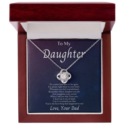 I’m Always With You Love Knot Necklace – Romantic Gift