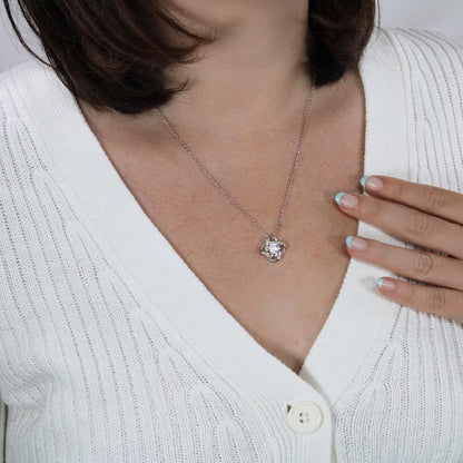 Love Knot Necklace – Romantic Necklace for Her | Gift Necklace