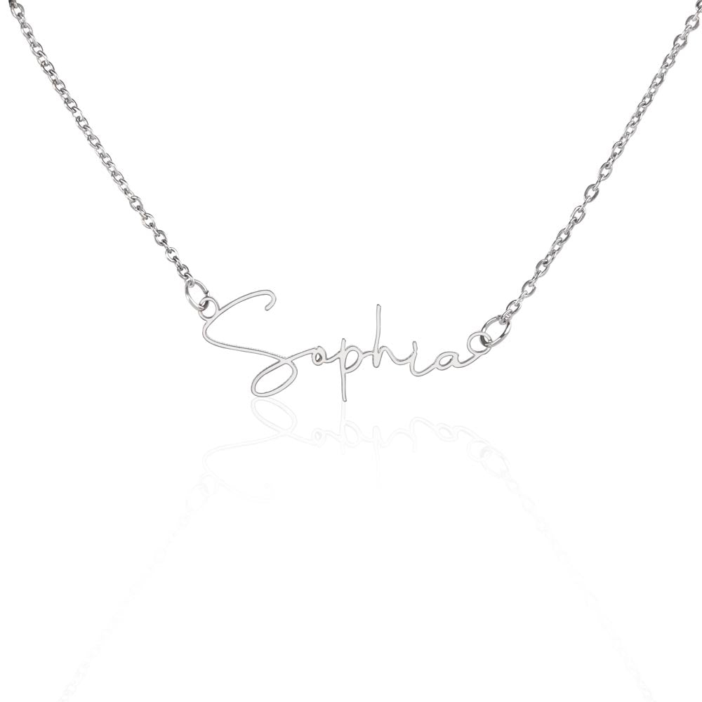 Signature Style Name Necklace – Name Necklace | Personalized Necklace