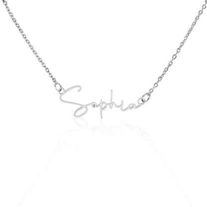 Signature Style Name Necklace – Name Necklace | Personalized Necklace