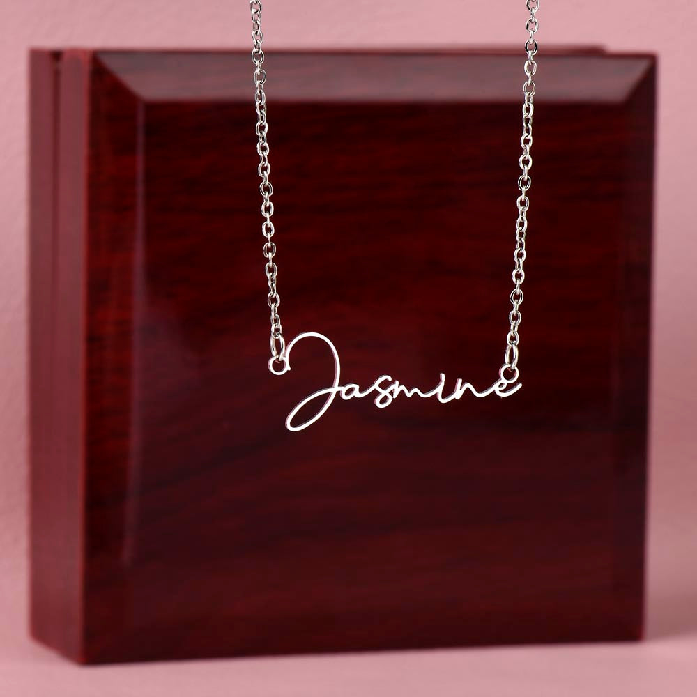 Signature Style Name Necklace – Name Necklace | Personalized Necklace