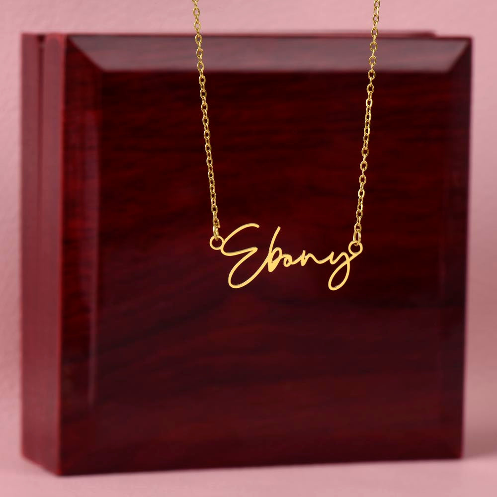 Signature Style Name Necklace – Name Necklace | Personalized Necklace