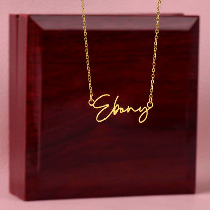 Signature Style Name Necklace – Name Necklace | Personalized Necklace