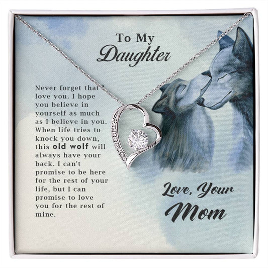 Wolf Necklace – Old Wolf Forever Love Pendant for Men
