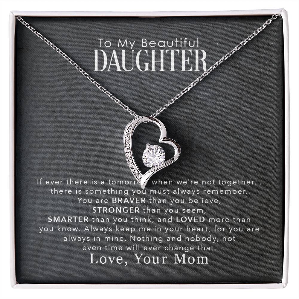 Daughter Love Necklace – My Beautiful Daughter Forever Love Necklace