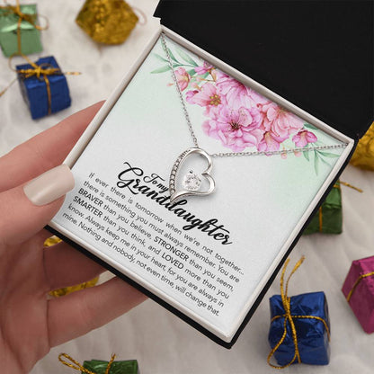 Granddaughter Necklace – Brave Forever Love Necklace Gift