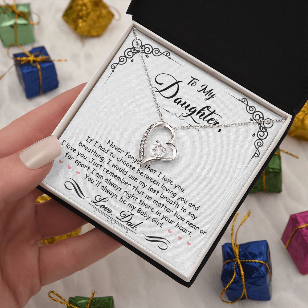 Baby Girl Necklace – My Baby Girl Forever Love Necklace